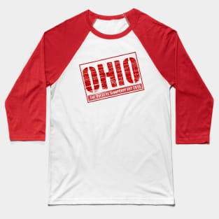 Distressed Ohio Baseball T-Shirt